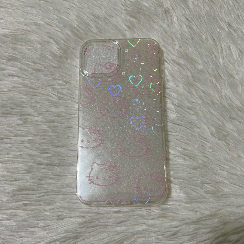 Hello Kitty iPhone 15 Case Pink Kawaii Y2K